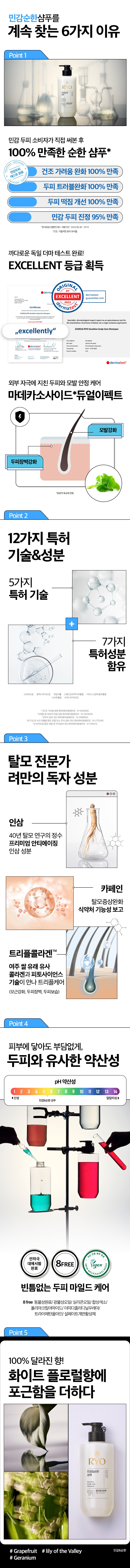 Ryo Sensitive Scalp Care Shampoo korean skincare product online shop malaysia macau thailand1