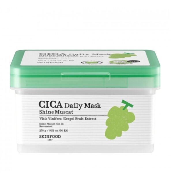 Skinfood Shine Muscat Cica Daily Mask korean skincare product online shop malaysia china macau