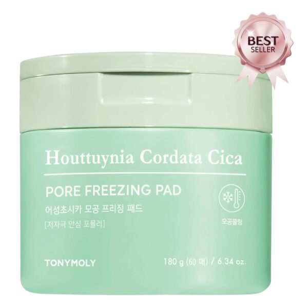 TONYMOLY Houttuynia Cordata Cica Pore Freezing Pad korean skincare product online shop malaysia china poland TONYMOLY Houttuynia Cordata Cica Pore Freezing Pad korean skincare product online shop malaysia china poland