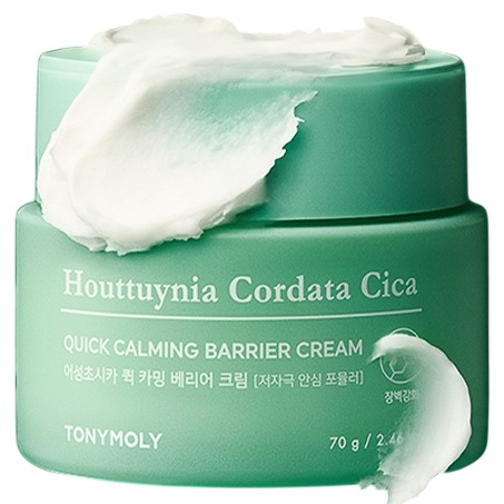 TONYMOLY Houttuynia Cordata Cica Quick Calming Barrier Cream korean skincare product online shop malaysia china poland TONYMOLY Houttuynia Cordata Cica Quick Calming Barrier Cream korean skincare product online shop malaysia china poland