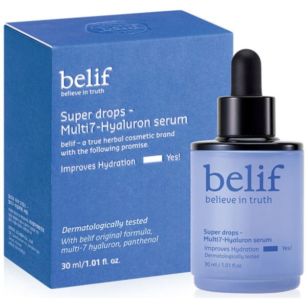 Belif Super Drops Multi 7 Hyaluron Serum 30ml korean skincare product online shop malaysia china poland Belif Super Drops Multi 7 Hyaluron Serum 30ml korean skincare product online shop malaysia china poland