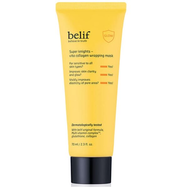 Belif Super Knights Vita Collagen Wrapping Mask korean skincare product online shop malaysia china poland Belif Super Knights Vita Collagen Wrapping Mask korean skincare product online shop malaysia china poland