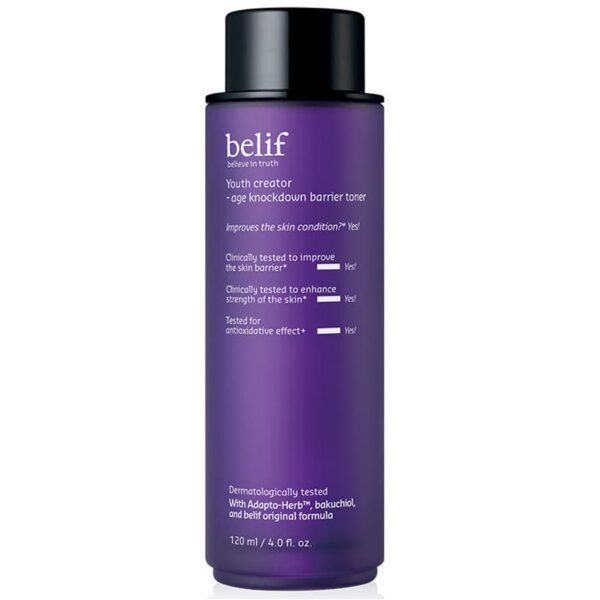 Belif Youth Creator Age Knockdown Barrier Toner korean skincare product online shop malaysia china poland