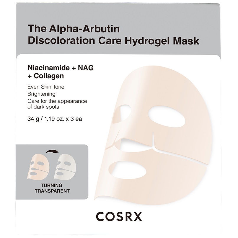 COSRX The Alpha Arbutin Discoloration Care Hydrogel Mask korean skincare product online shop malaysia china macau