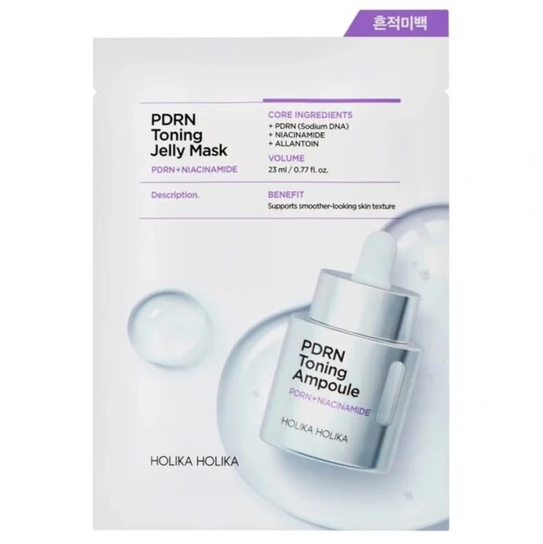 Holika Holika PDRN Scar and Brightening Jelly Mask korean skincare product online shop malaysia india indonesia After toning the skin, apply the mask sheet for 10-20 minutes and dab for absorption after removal.