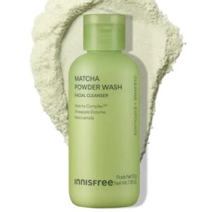 Innisfree Matcha Powder Wash Facial Cleanser korean skincare product online shop malaysia china india