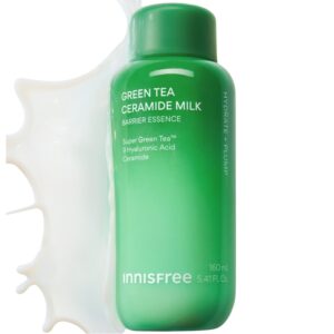 Innisfree Green Tea Ceramide Milk Barrier Essence korean skincare product online shop malaysia china macau