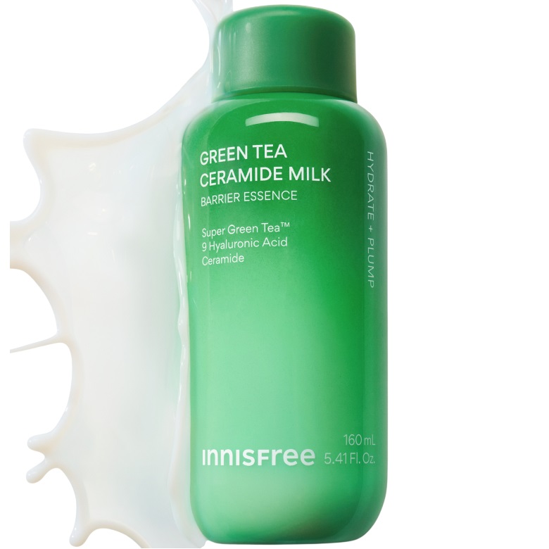 Innisfree Green Tea Ceramide Milk Barrier Essence korean skincare product online shop malaysia china macau