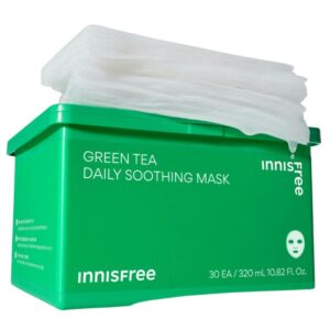 Innisfree Green Tea Daily Soothing Mask korean skincare product online shop malaysia china macau