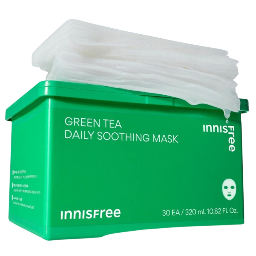 Innisfree Green Tea Daily Soothing Mask korean skincare product online shop malaysia china macau