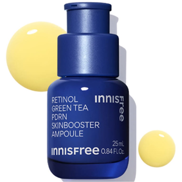 Innisfree Retinol Green Tea PDRN Skin Booster Ampoule korean skincare product online shop malaysia china macau